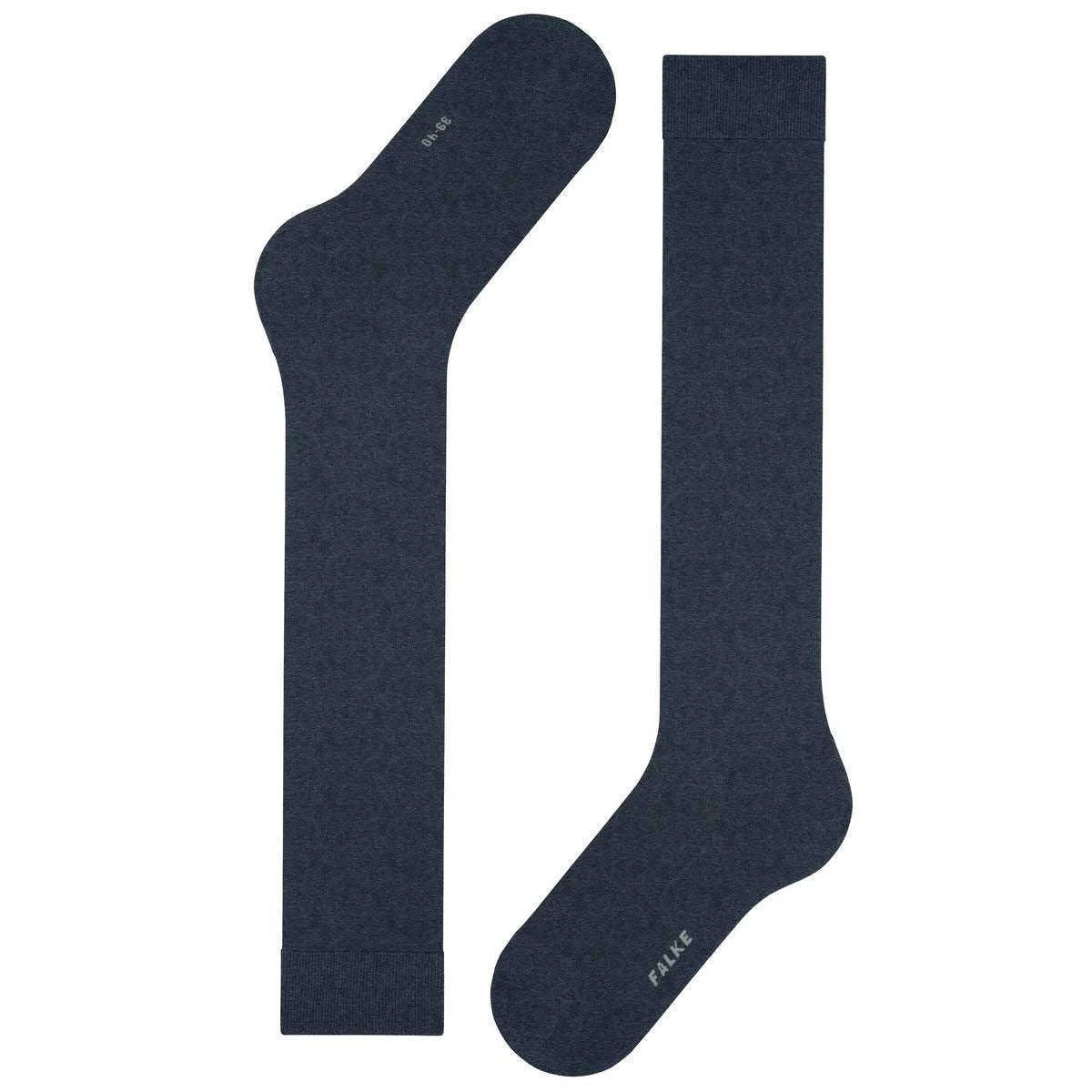 Falke Climawool Knee High Socks - Navy Mel - Image 5