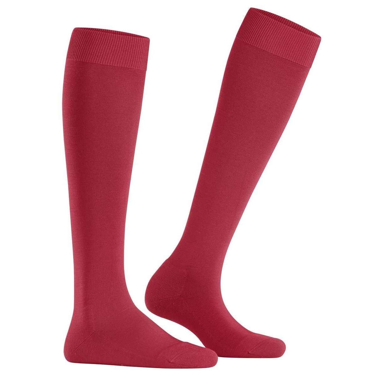 Falke Climawool Knee High Socks - Scarlet Red - Image 2