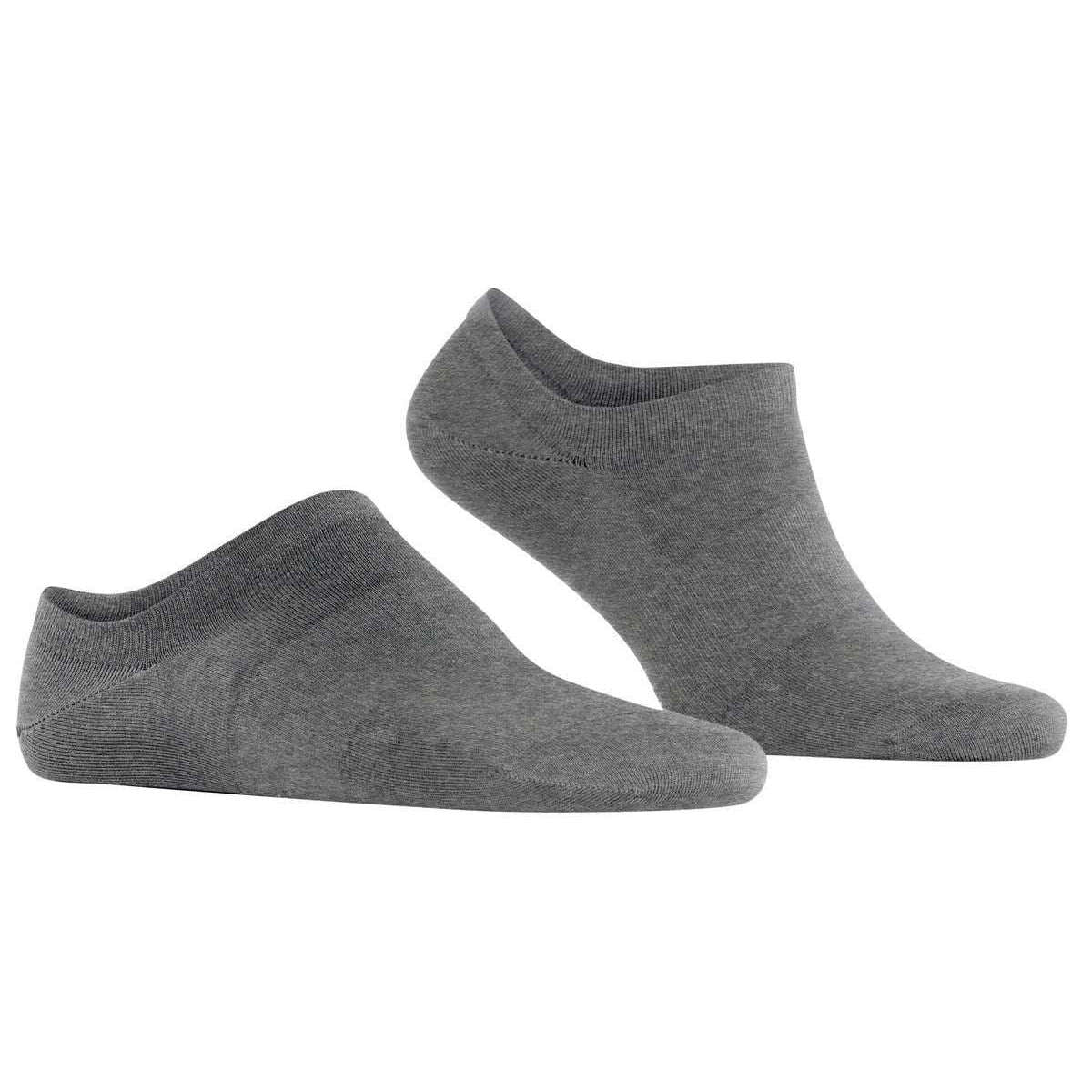 Falke Climawool No Show Socks - Light Grey Mel - Image 2