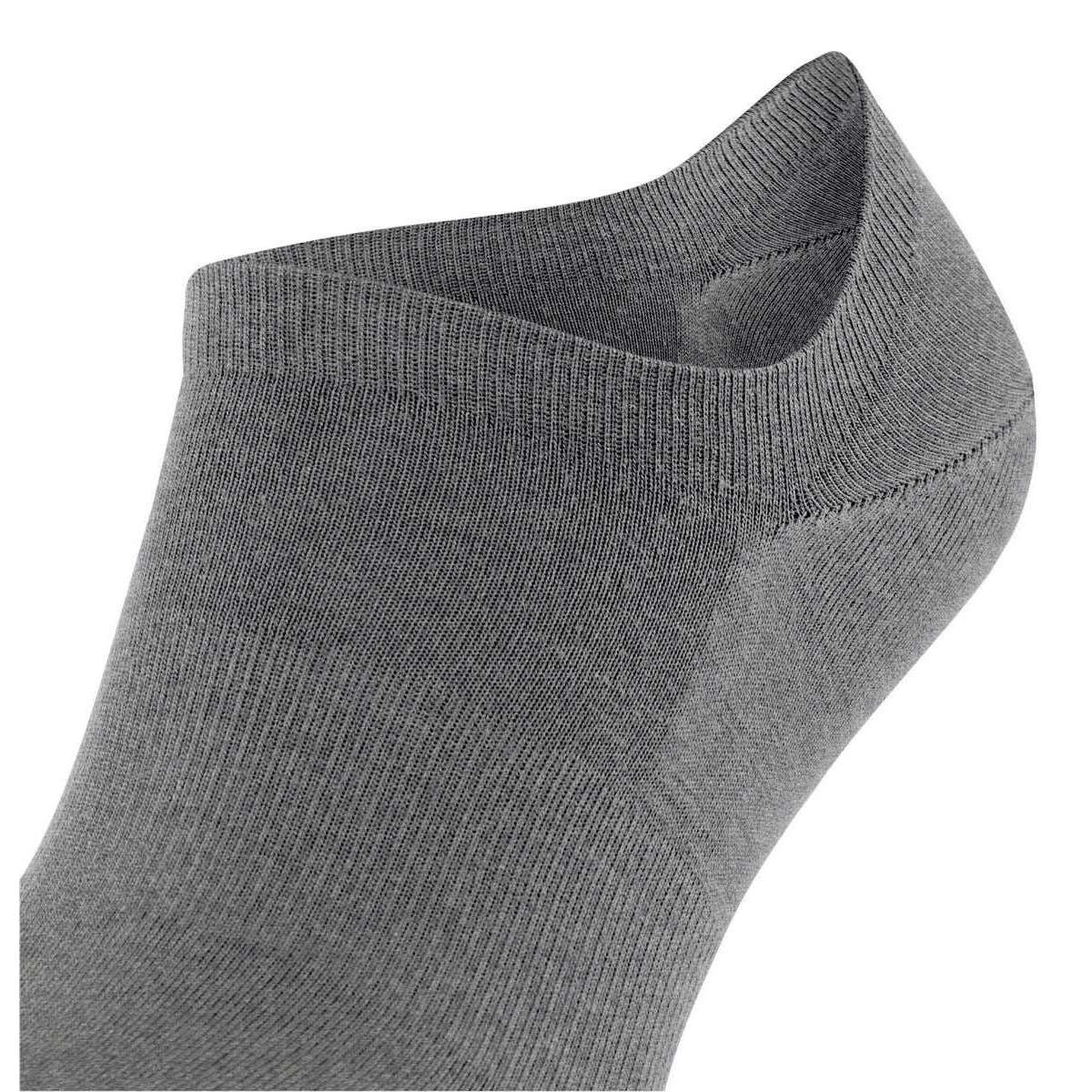 Falke Climawool No Show Socks - Light Grey Mel - Image 4