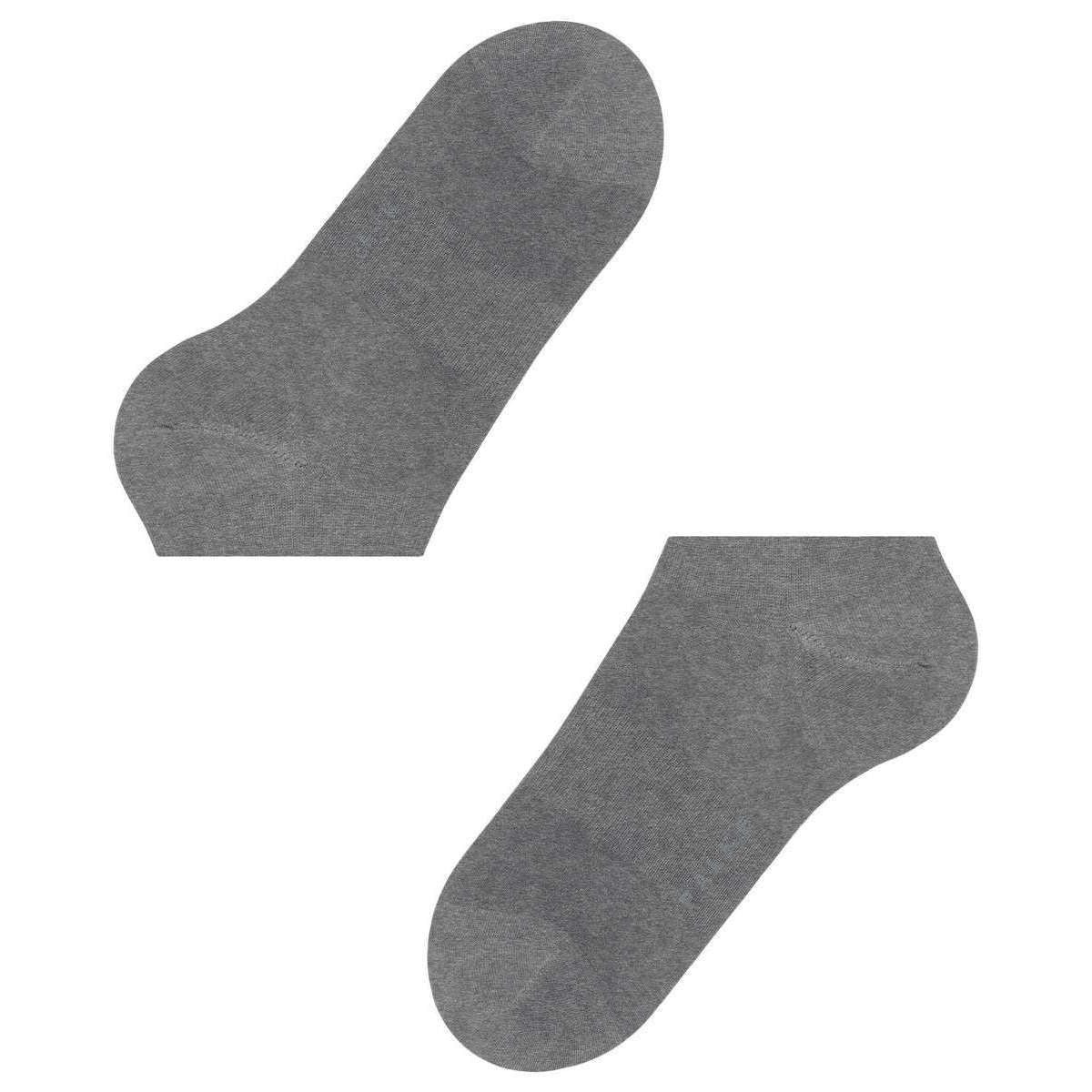 Falke Climawool No Show Socks - Light Grey Mel - Image 5