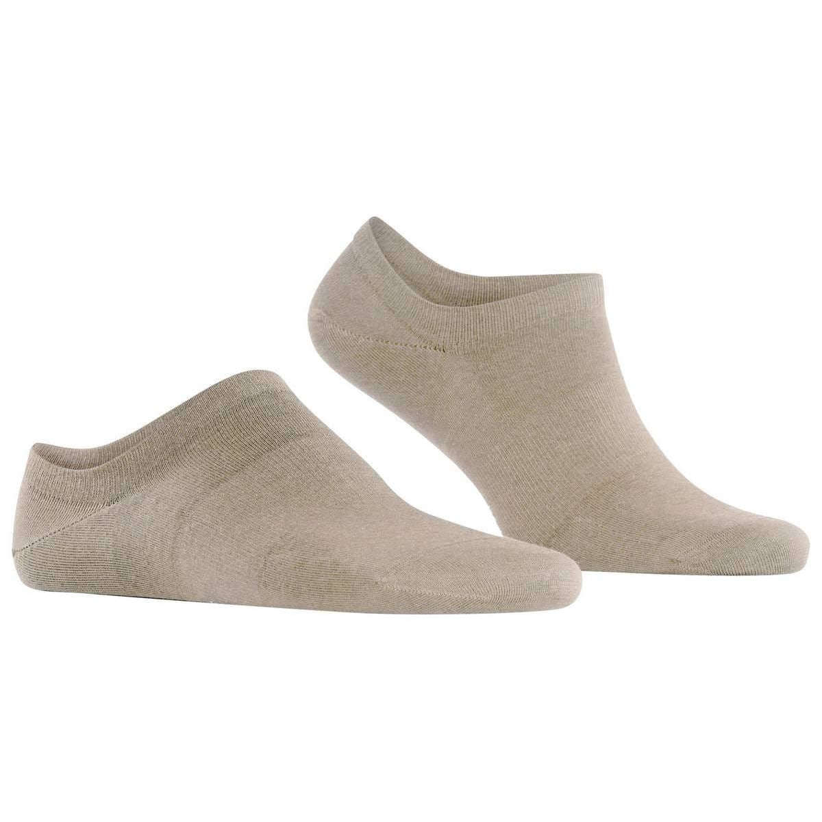 Falke Climawool No Show Socks - Pebble Mel Beige - Image 2