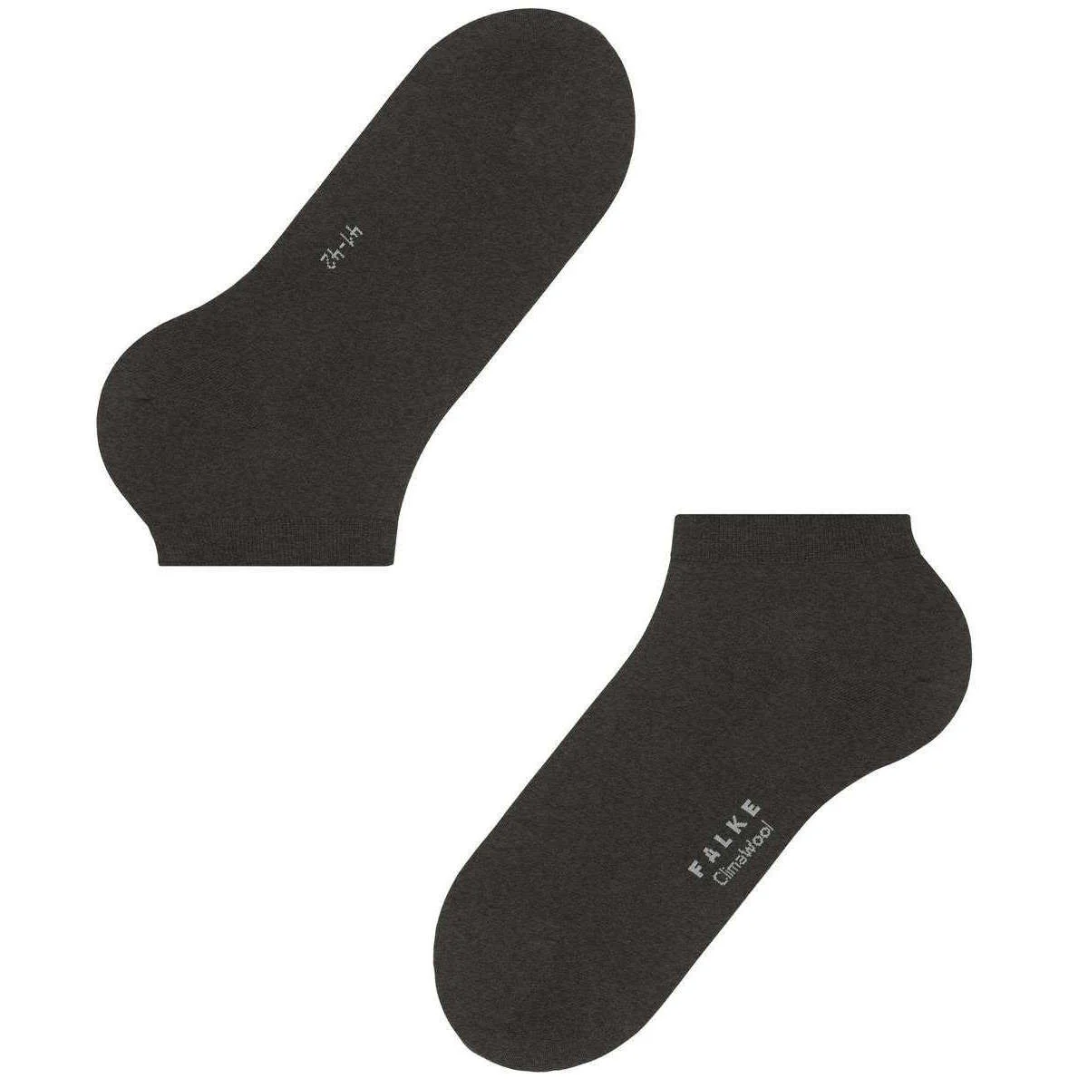 Falke Climawool Sneaker Socks - Antra Mel Grey - Image 5