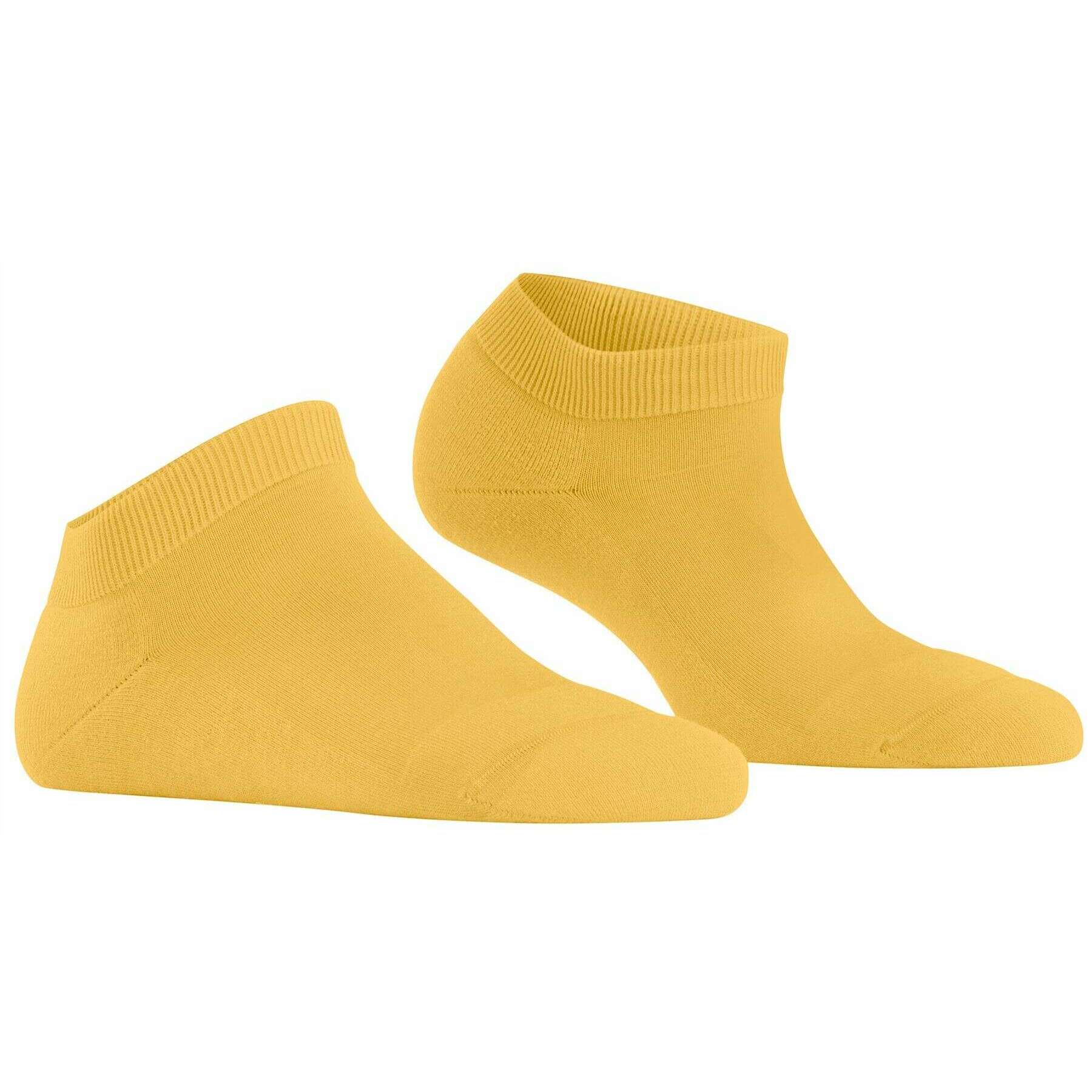 Falke Climawool Sneaker Socks - Banana Yellow - Image 2