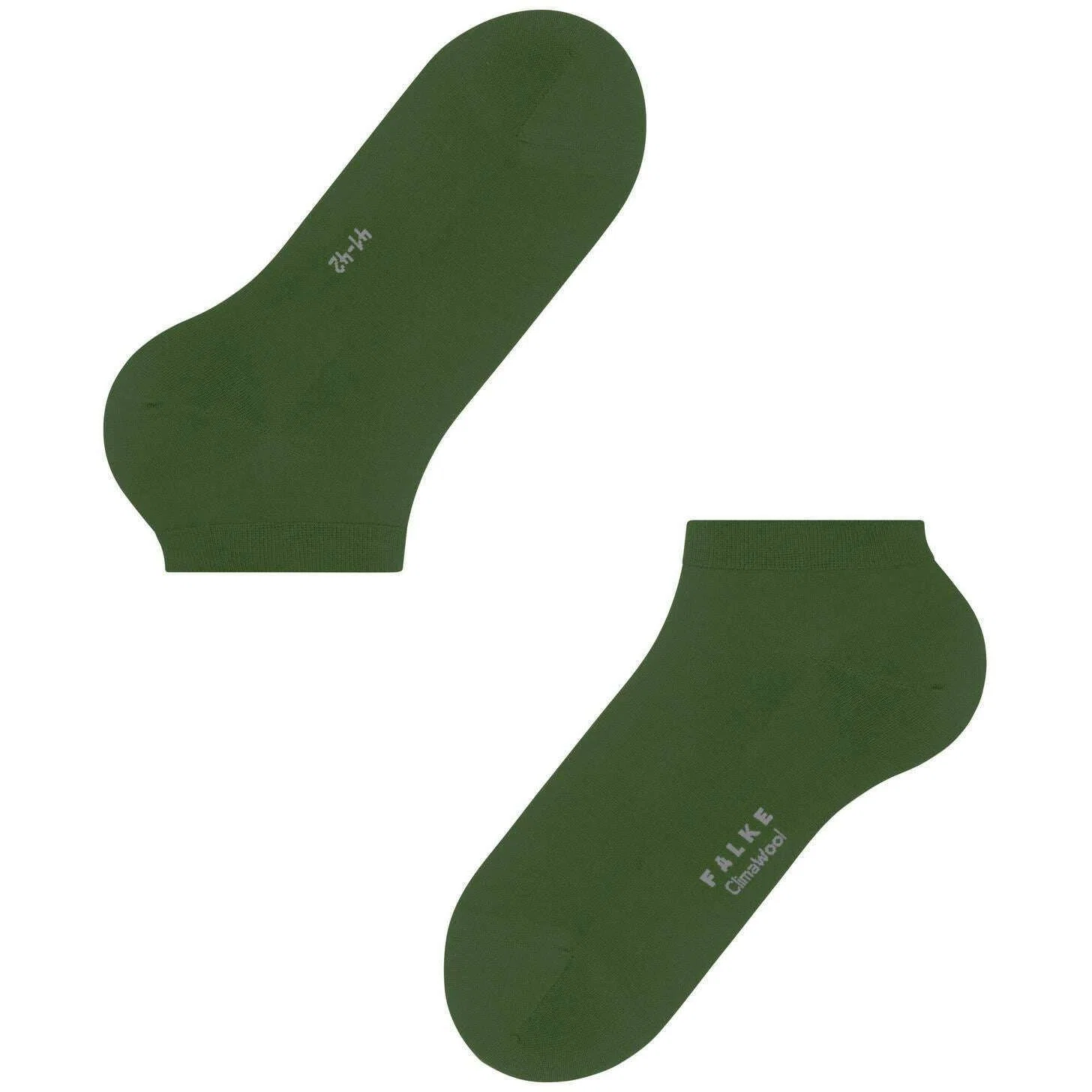 Falke ClimaWool Sneaker Socks - Cypress Green - Image 5