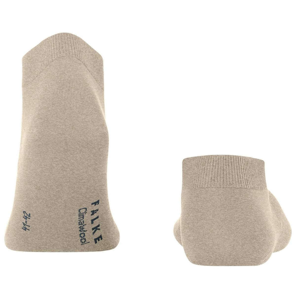 Falke Climawool Sneaker Socks - Pebble Mel Beige - Image 3
