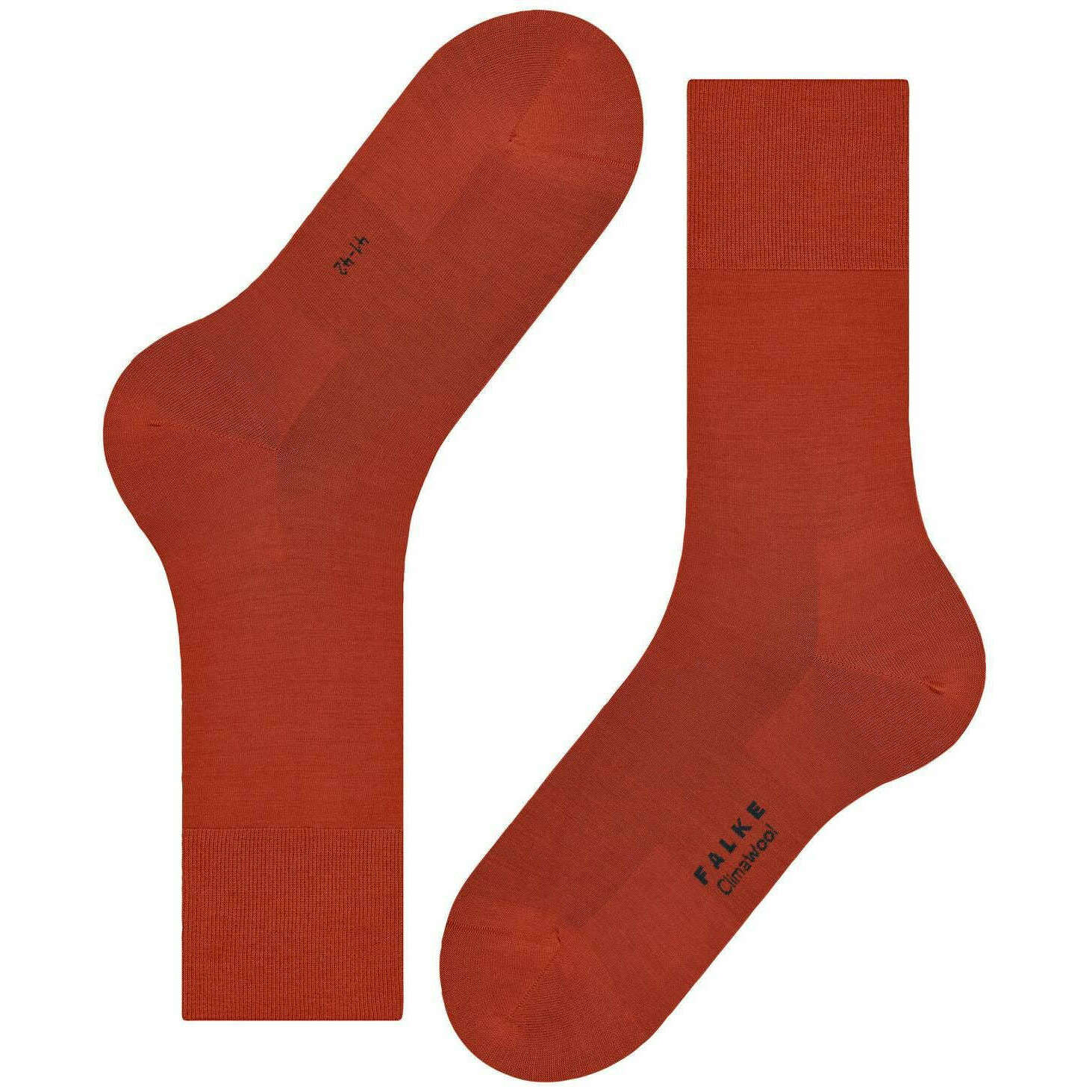 Falke ClimaWool Socks - Red Clay Orange - Image 5