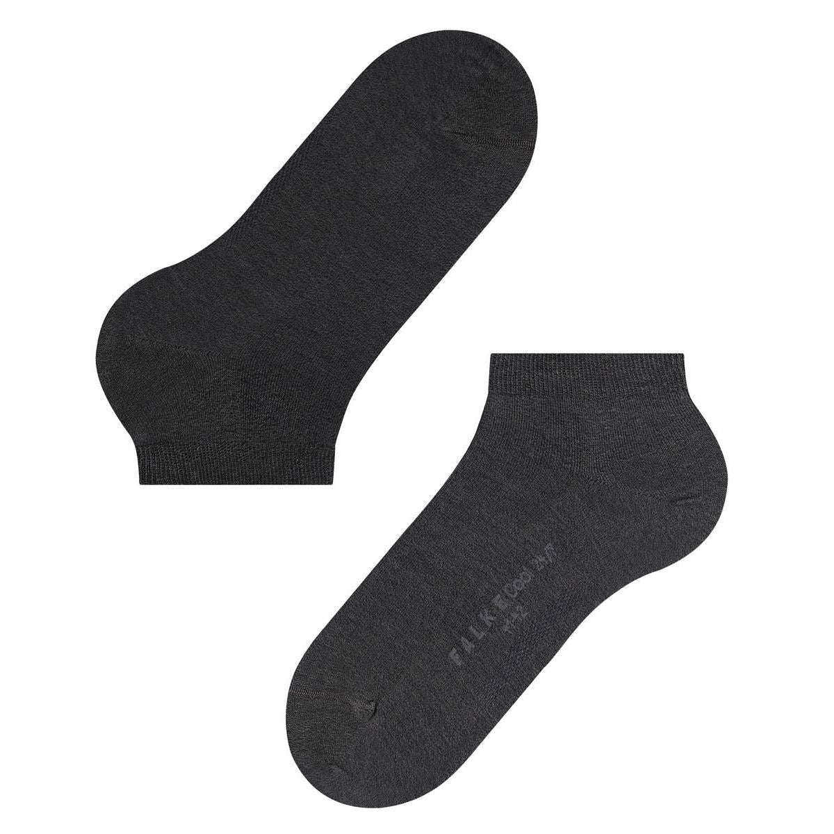 Falke Cool 24/7 Sneaker Socks - Anthracite Mel Grey - Image 5