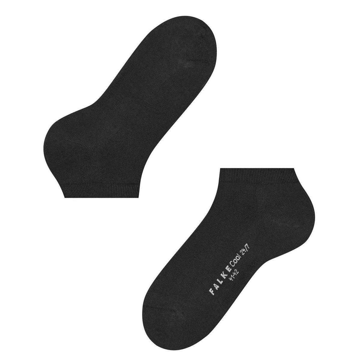 Falke Cool 24/7 Sneaker Socks - Black - Image 5