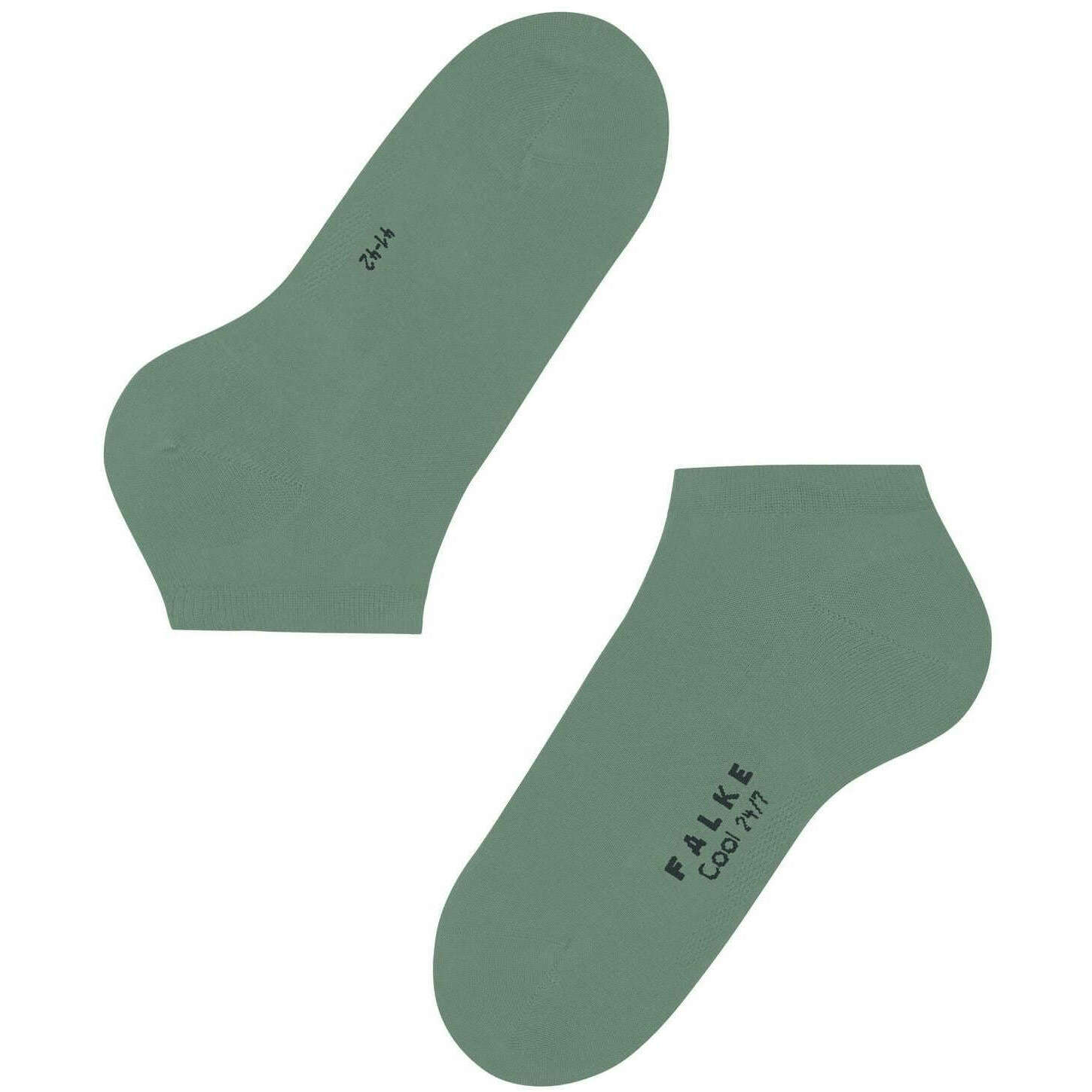 Falke Cool 24/7 Sneaker Socks - Sage Green - Image 5