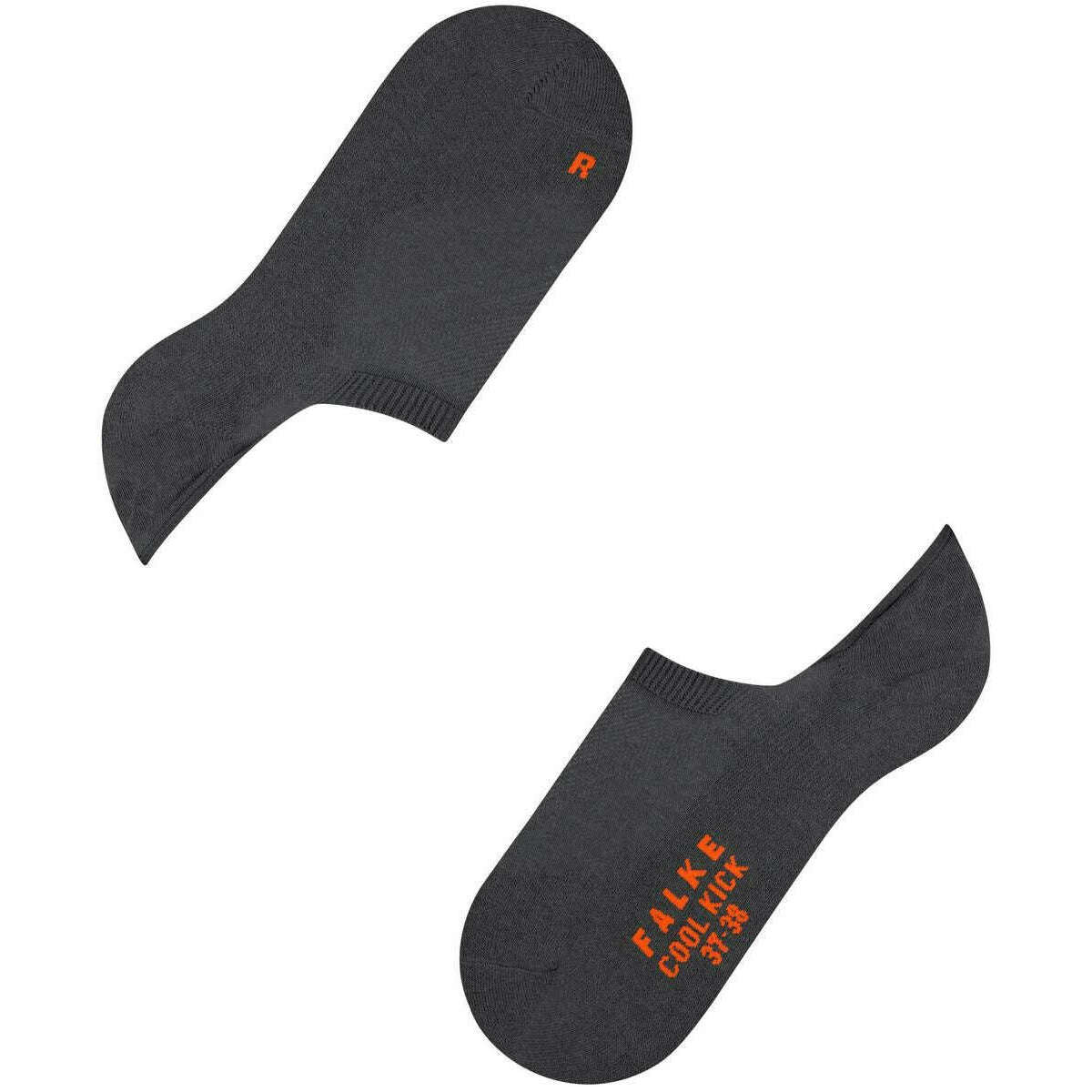Falke Cool Kick Invisible Socks - Dark Grey - Image 5