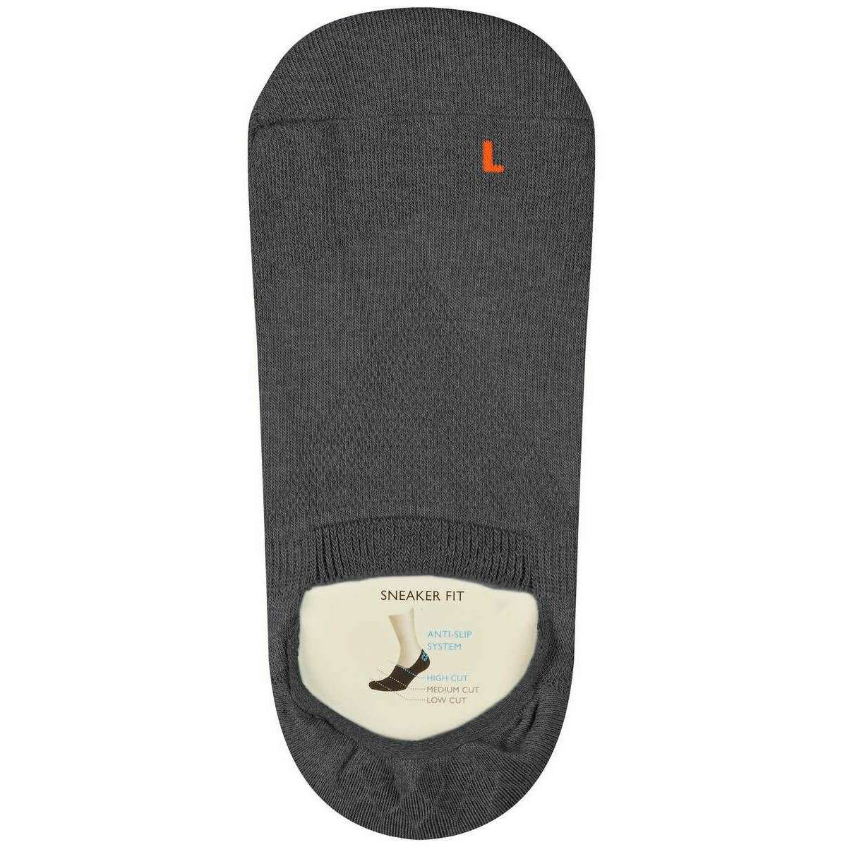 Falke Cool Kick Invisible Socks - Dark Grey - Image 6