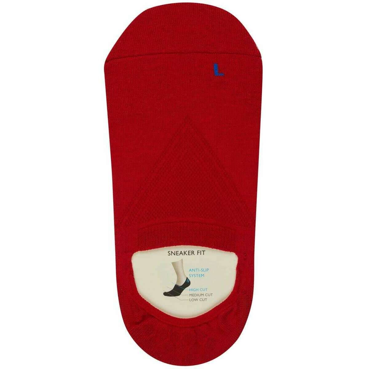 Falke Cool Kick Invisible Socks - Fire Red - Image 6