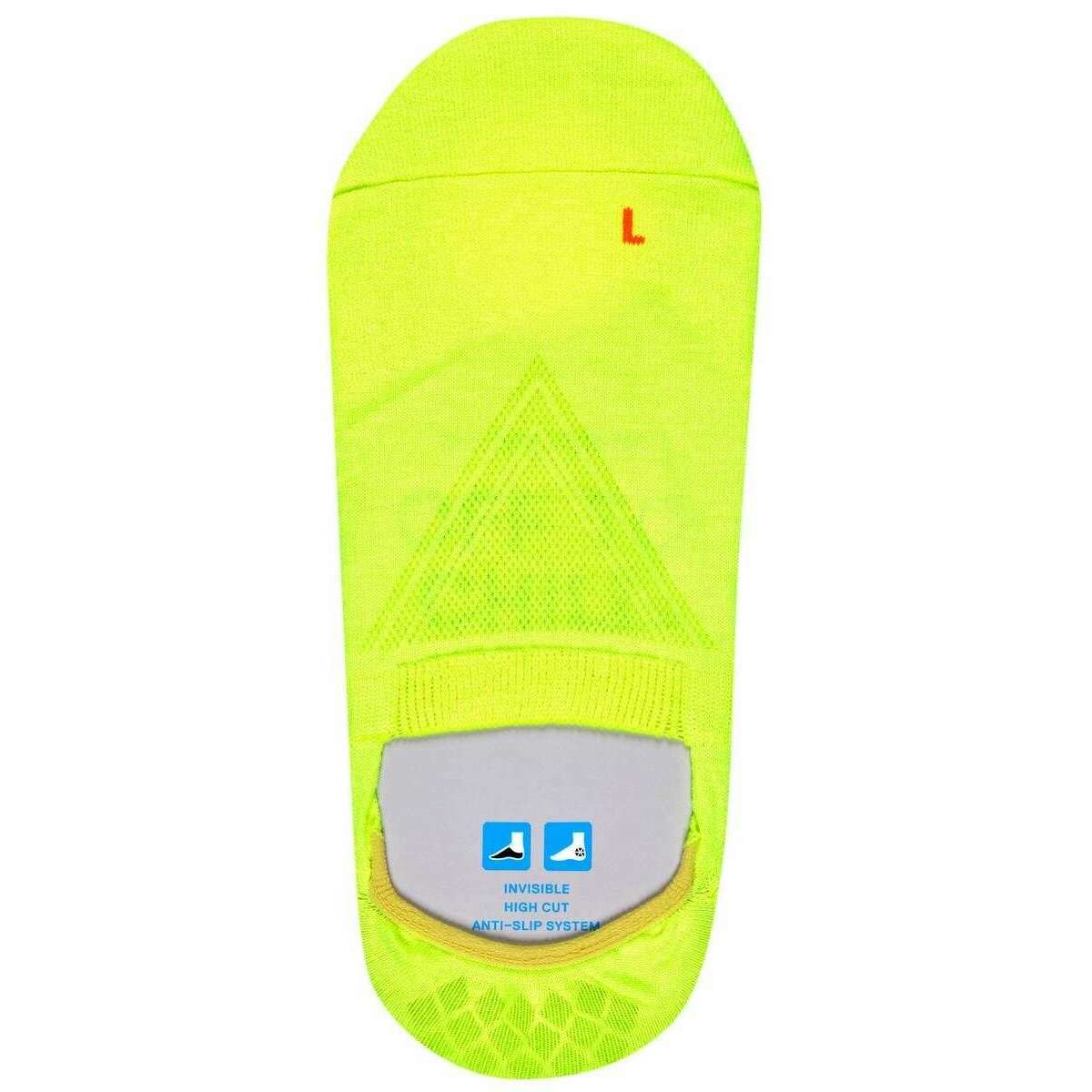 Falke Cool Kick Invisible Socks - Lightning Yellow - Image 6