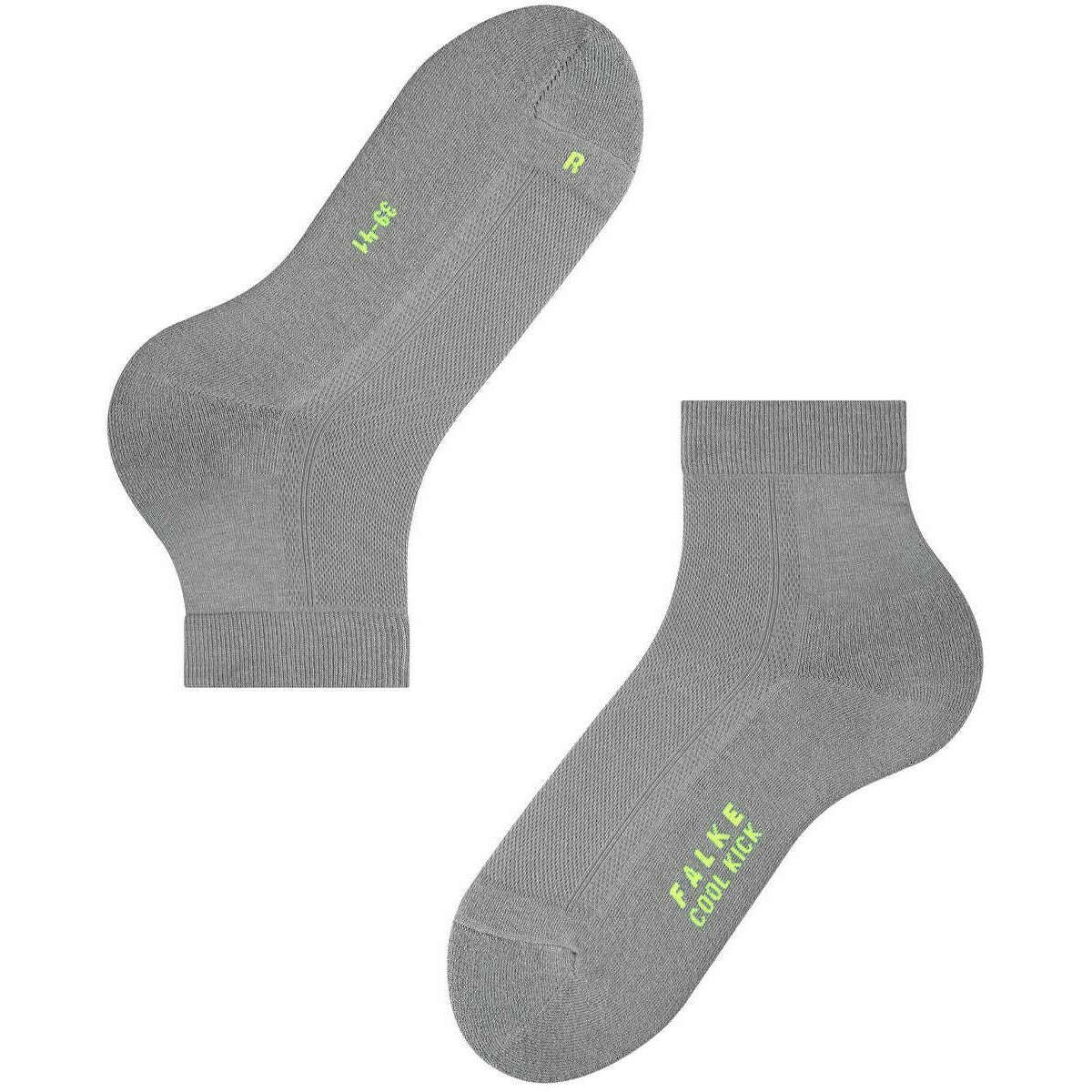 Falke Cool Kick Short Socks - Light Grey Mel - Image 5