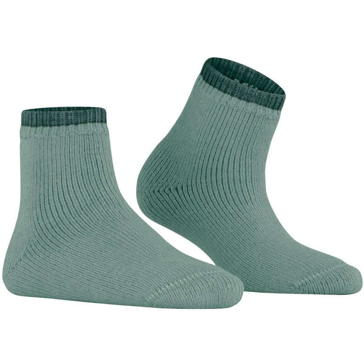 Falke Cosy Plush Short Socks - Austerity Green - Image 2