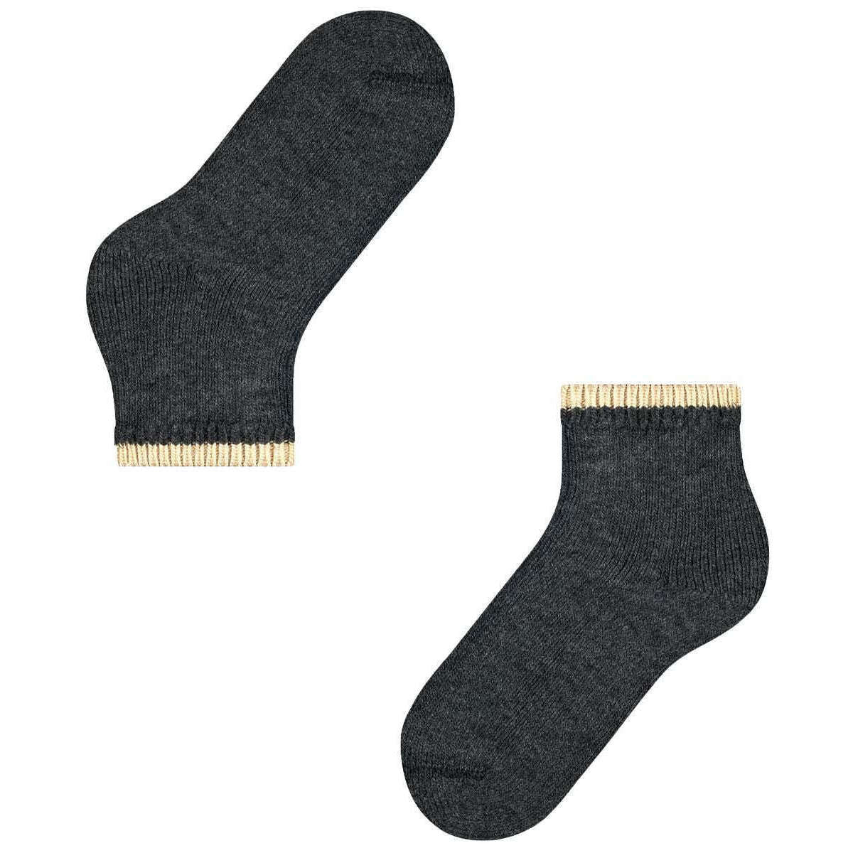 Falke Cosy Plush Socks - Anthracite Melange Grey - Image 4