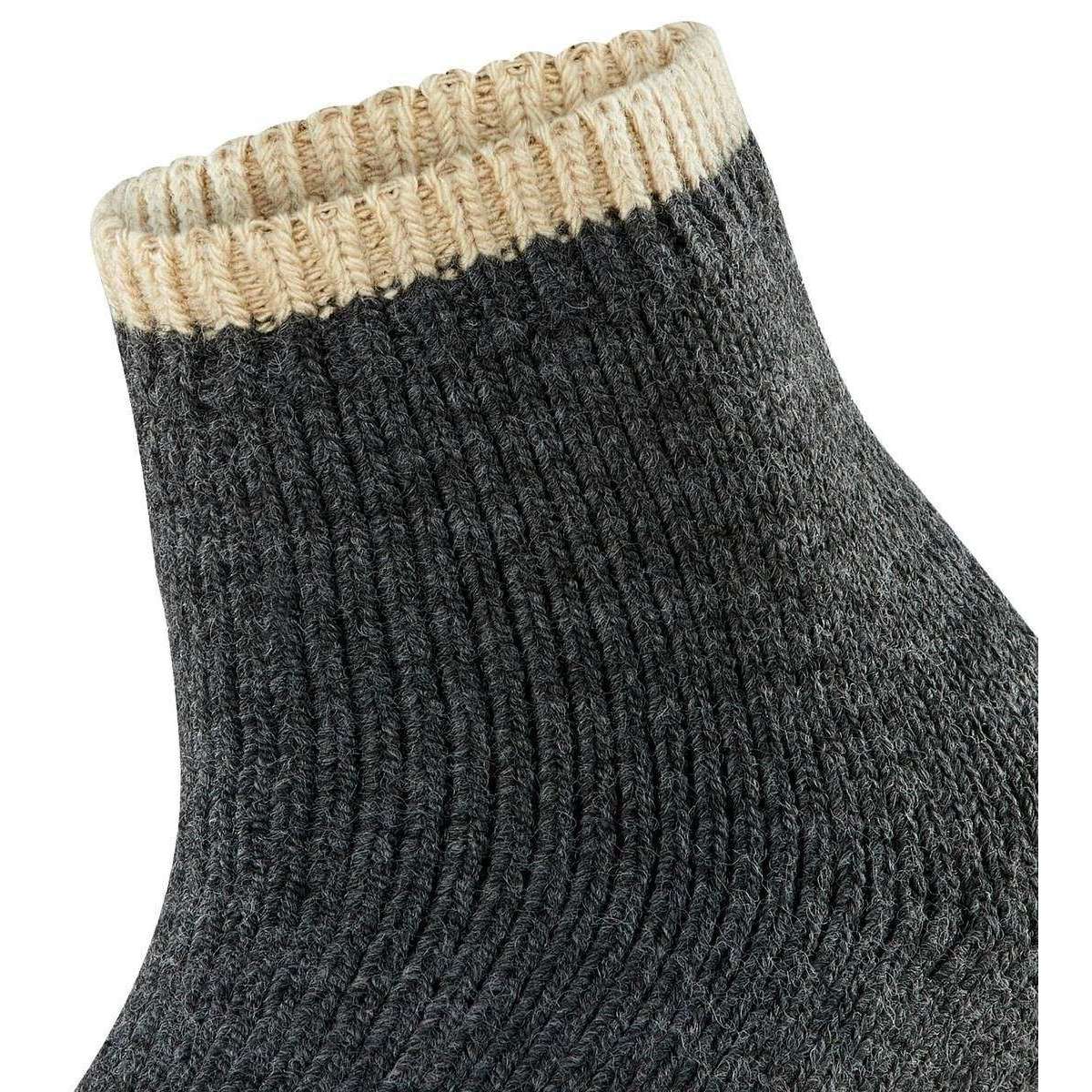 Falke Cosy Plush Socks - Anthracite Melange Grey - Image 5