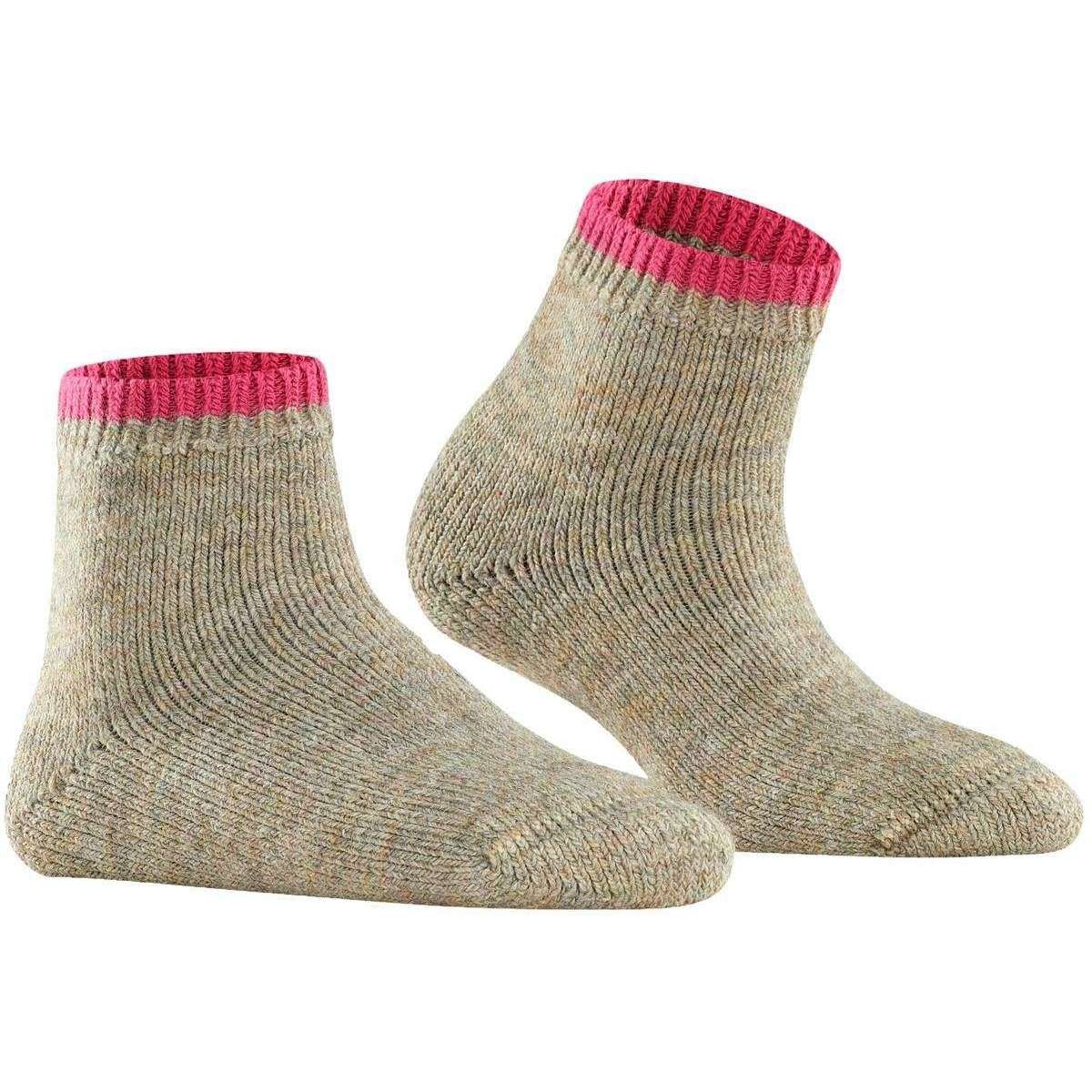 Falke Cosy Plush Socks - Nut Melange Brown - Image 2