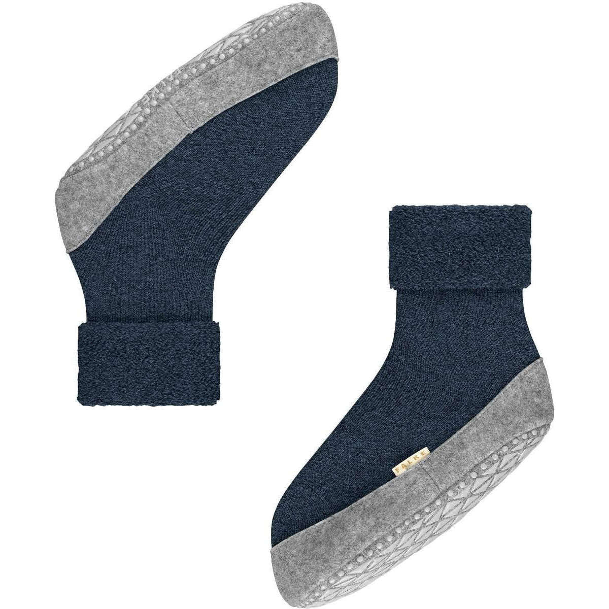 Falke Cosy Shoe Slipper Socks - Marine Mel - Image 4