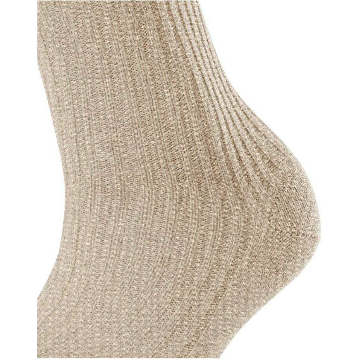 Falke Cosy Wool Boot Socks - Beige Mel - Image 4
