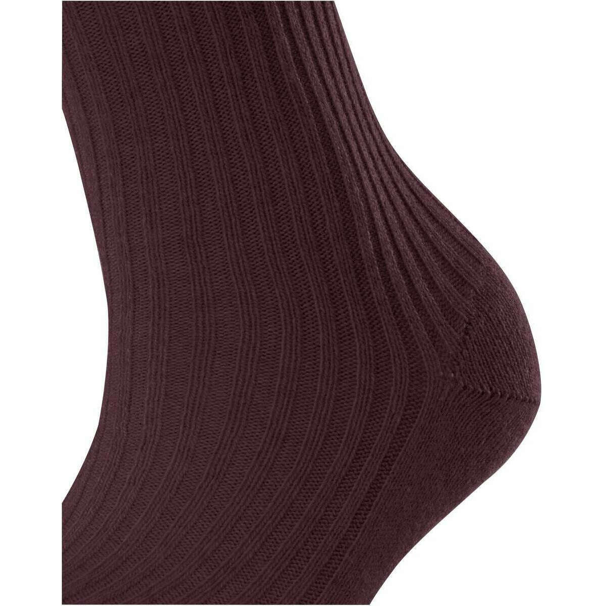 Falke Cosy Wool Boot Socks - Burgundy - Image 4