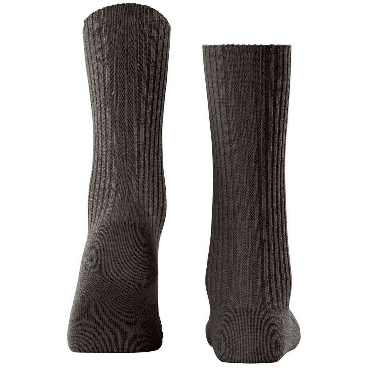 Falke Cosy Wool Boot Socks - Dark Brown - Image 3