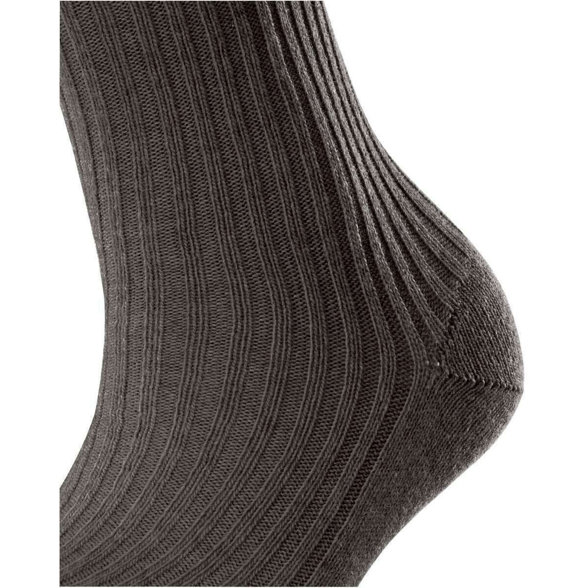 Falke Cosy Wool Boot Socks - Dark Brown - Image 4