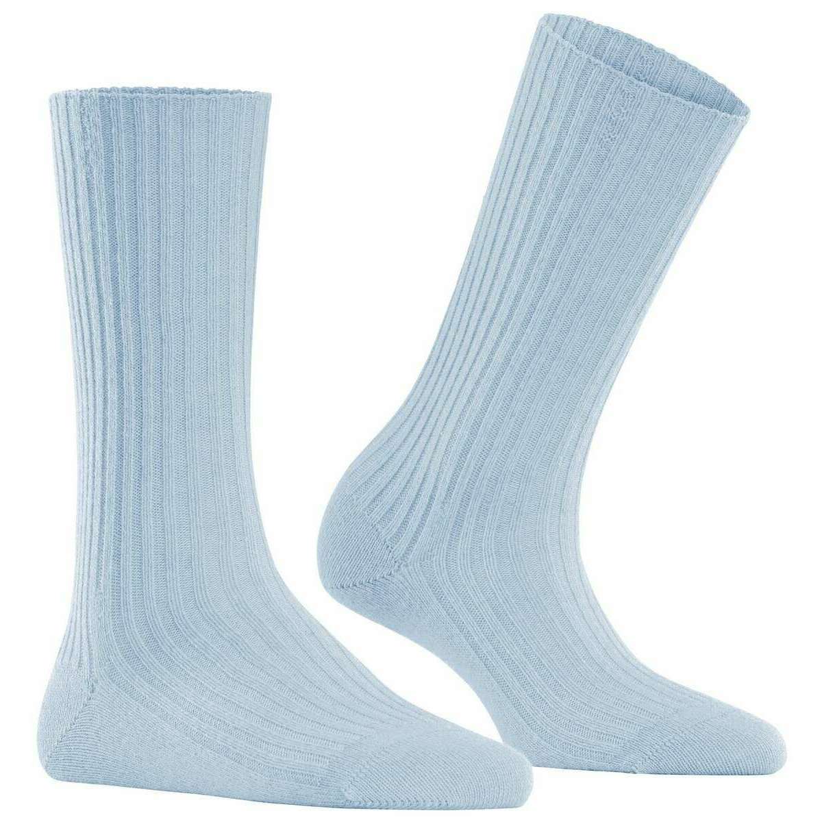 Falke Cosy Wool Boot Socks - Light Blue - Image 2
