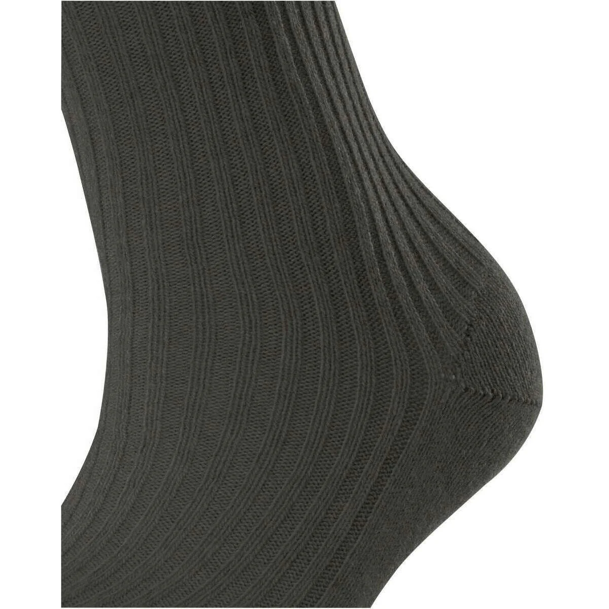 Falke Cosy Wool Boot Socks - Military Green - Image 4