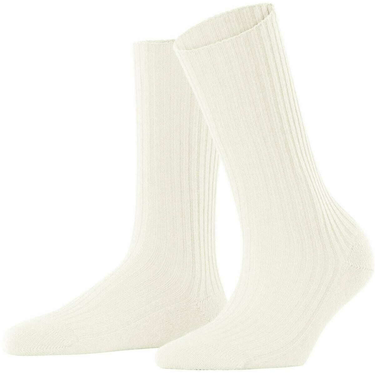 Falke Cosy Wool Boot Socks - Off White