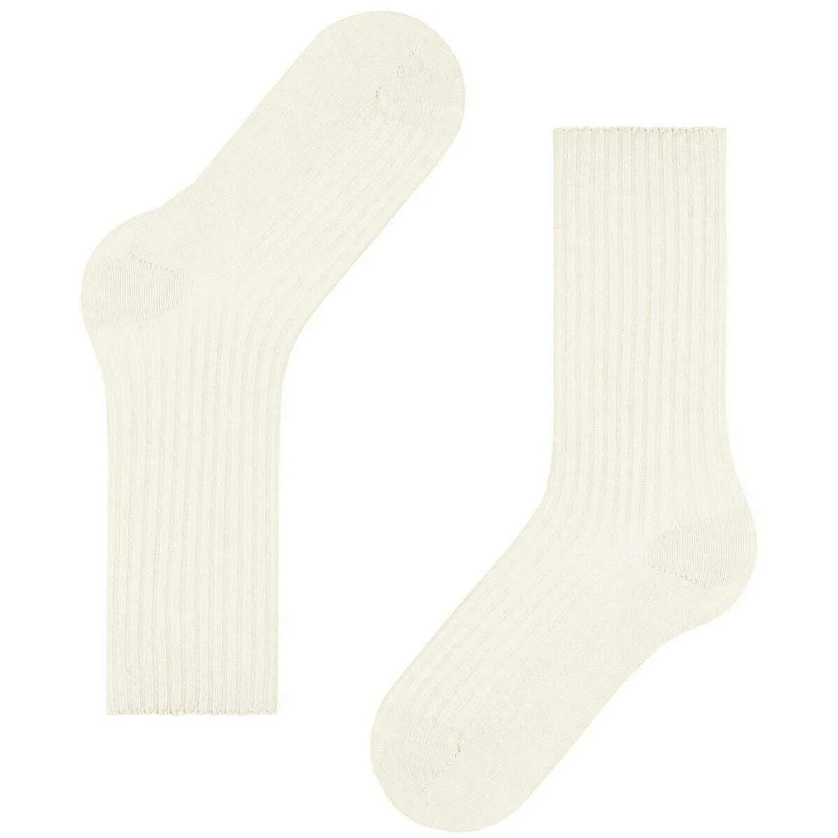 Falke Cosy Wool Boot Socks - Off White - Image 5