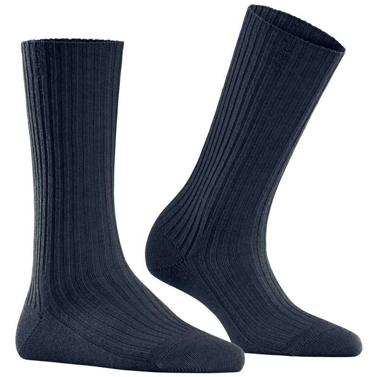 Falke Cosy Wool Boot Socks - Space Blue - Image 2