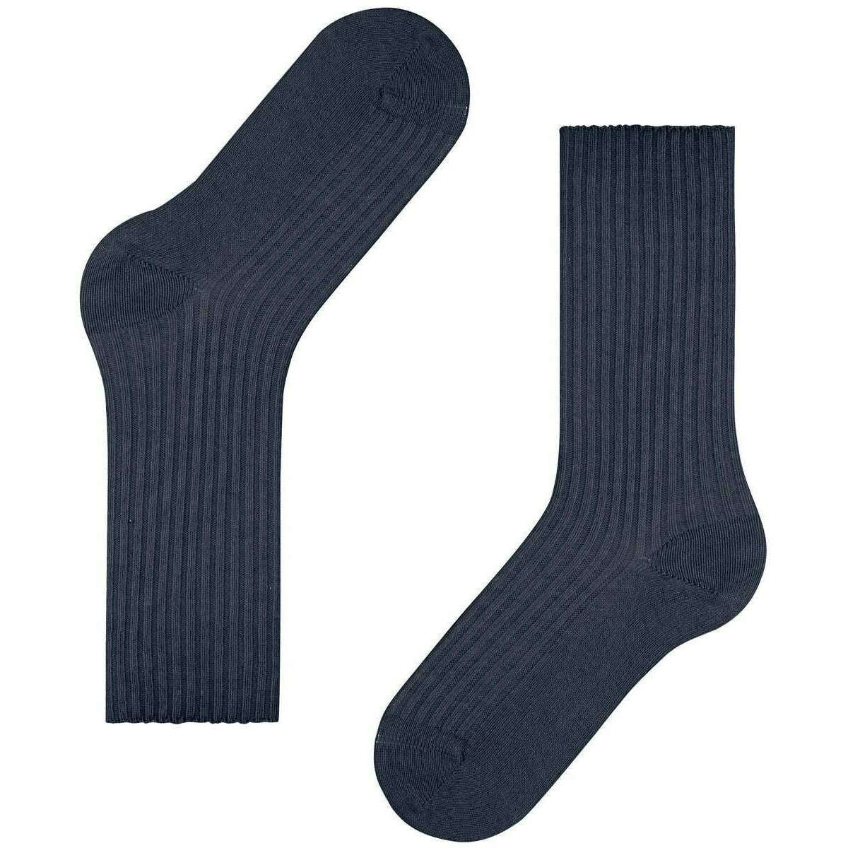 Falke Cosy Wool Boot Socks - Space Blue - Image 5