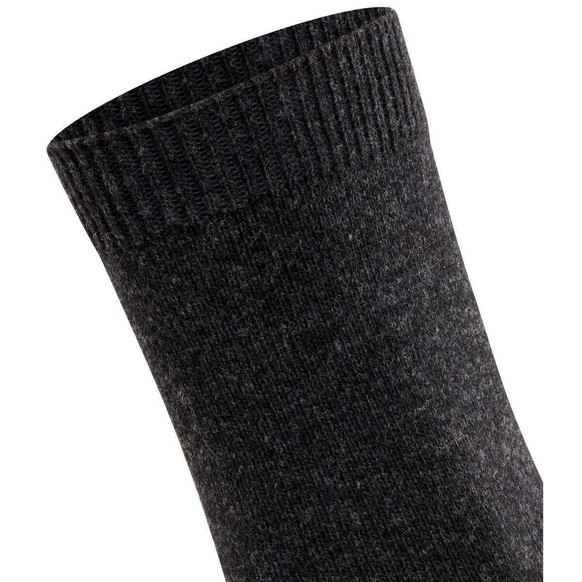 Falke Cosy Wool Socks - Anthracite Mel Grey - Image 4