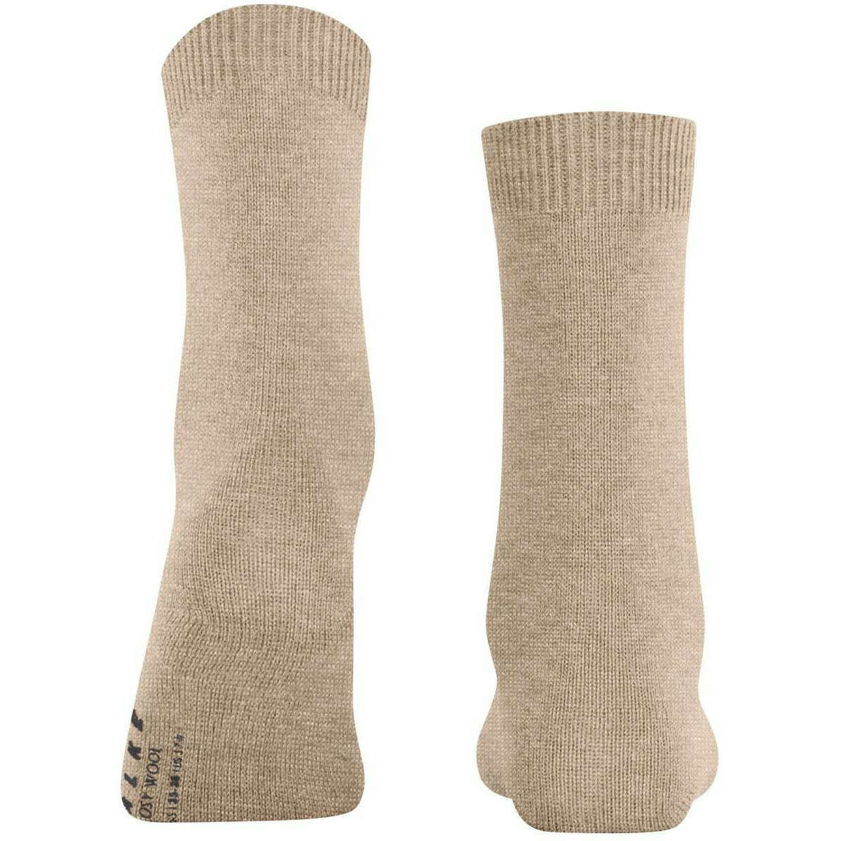 Falke Cosy Wool Socks - Beige Mel - Image 3