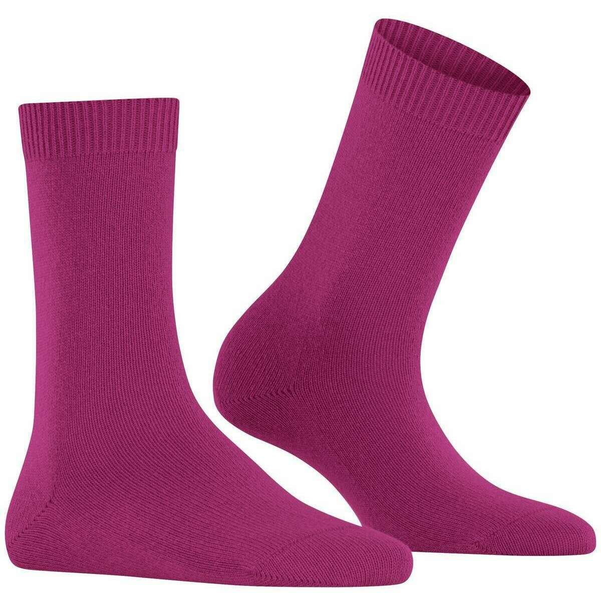 Falke Cosy Wool Socks - Berry Purple - Image 2