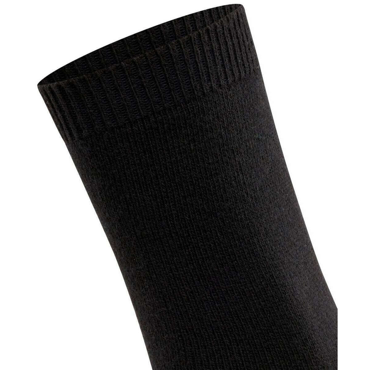Falke Cosy Wool Socks - Black - Image 4