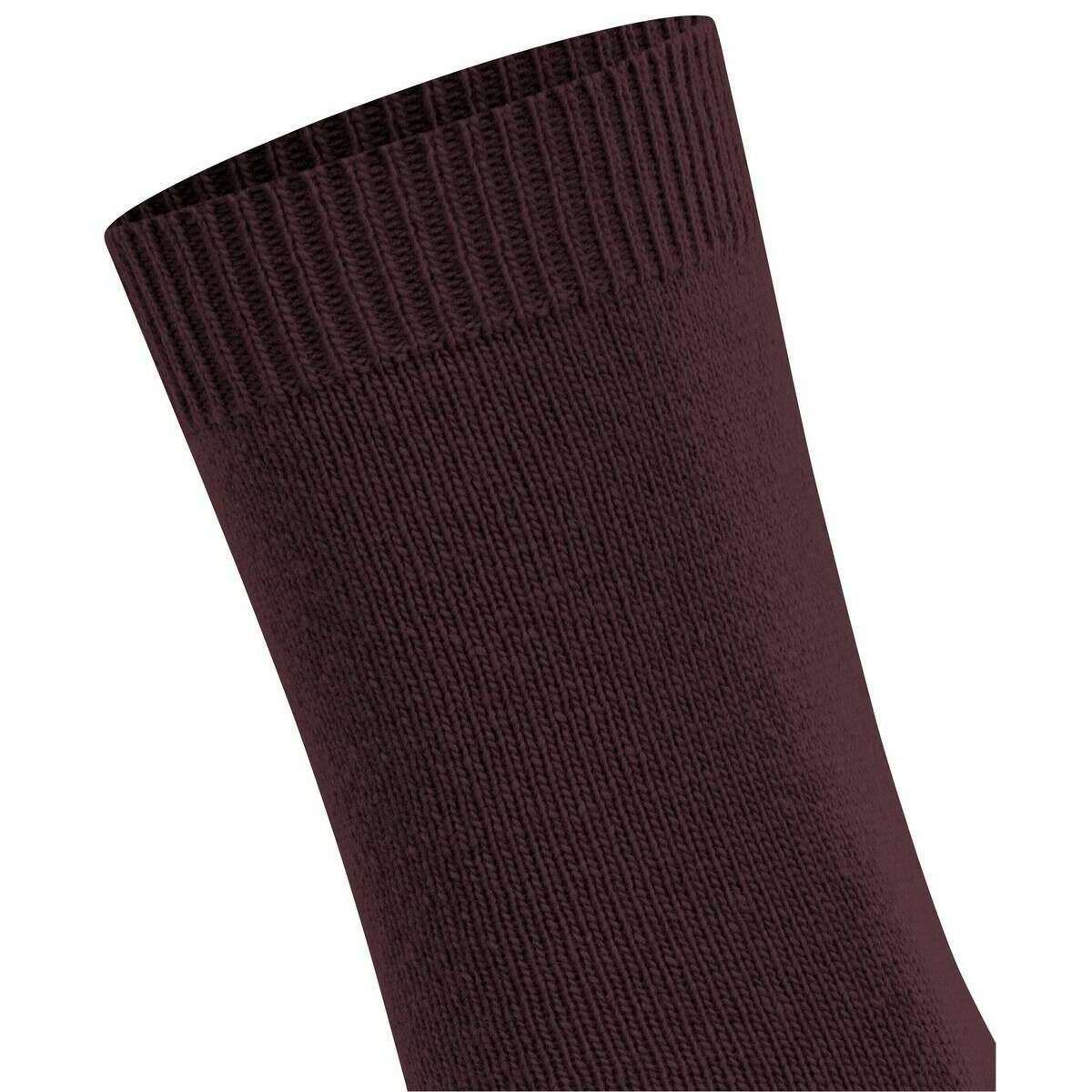 Falke Cosy Wool Socks - Burgundy - Image 4