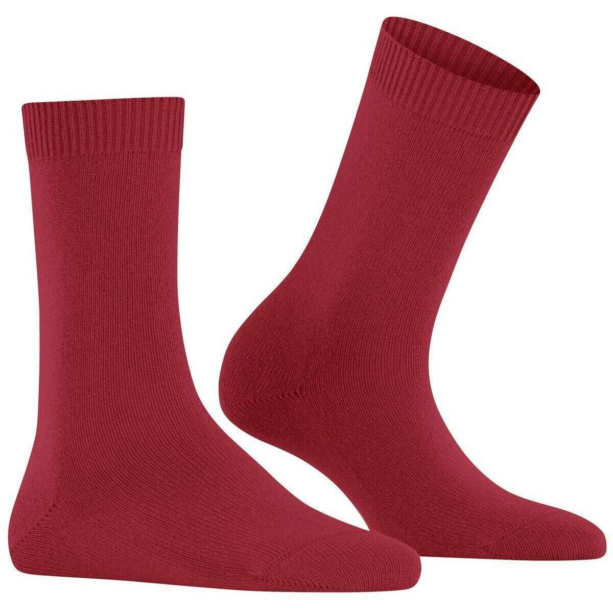 Falke Cosy Wool Socks - Scarlet Red - Image 2