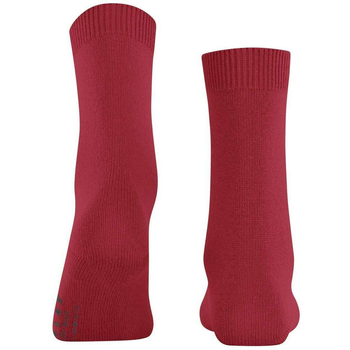 Falke Cosy Wool Socks - Scarlet Red - Image 3