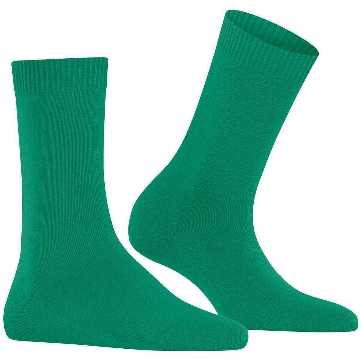 Falke Cosy Wool Socks - Tourmaline Green - Image 2