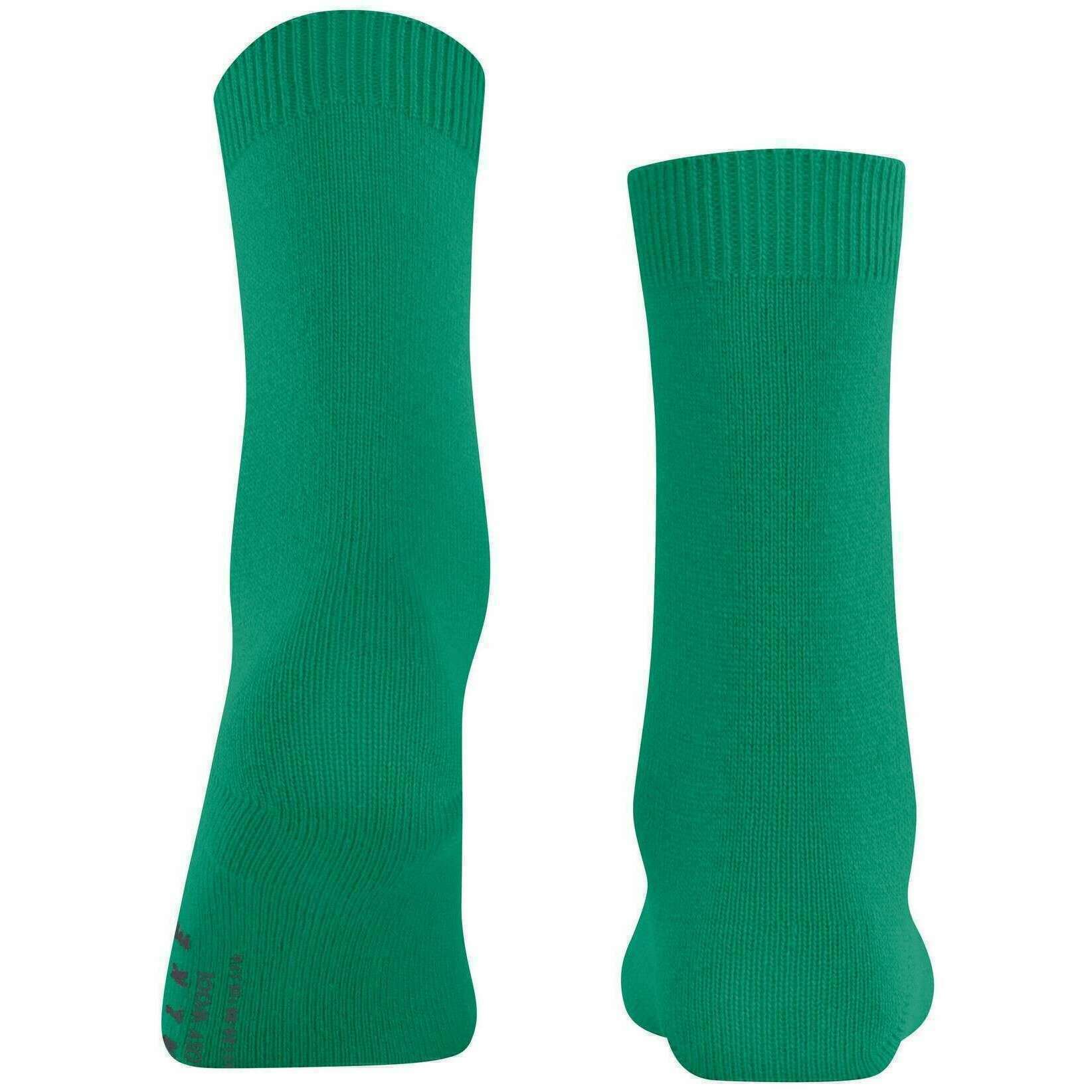 Falke Cosy Wool Socks - Tourmaline Green - Image 3