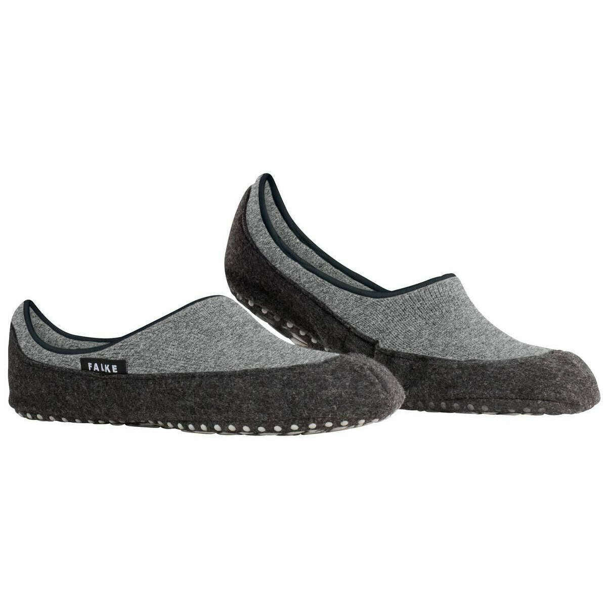 Falke Cosyshoe House Socks - Light Grey - Image 2