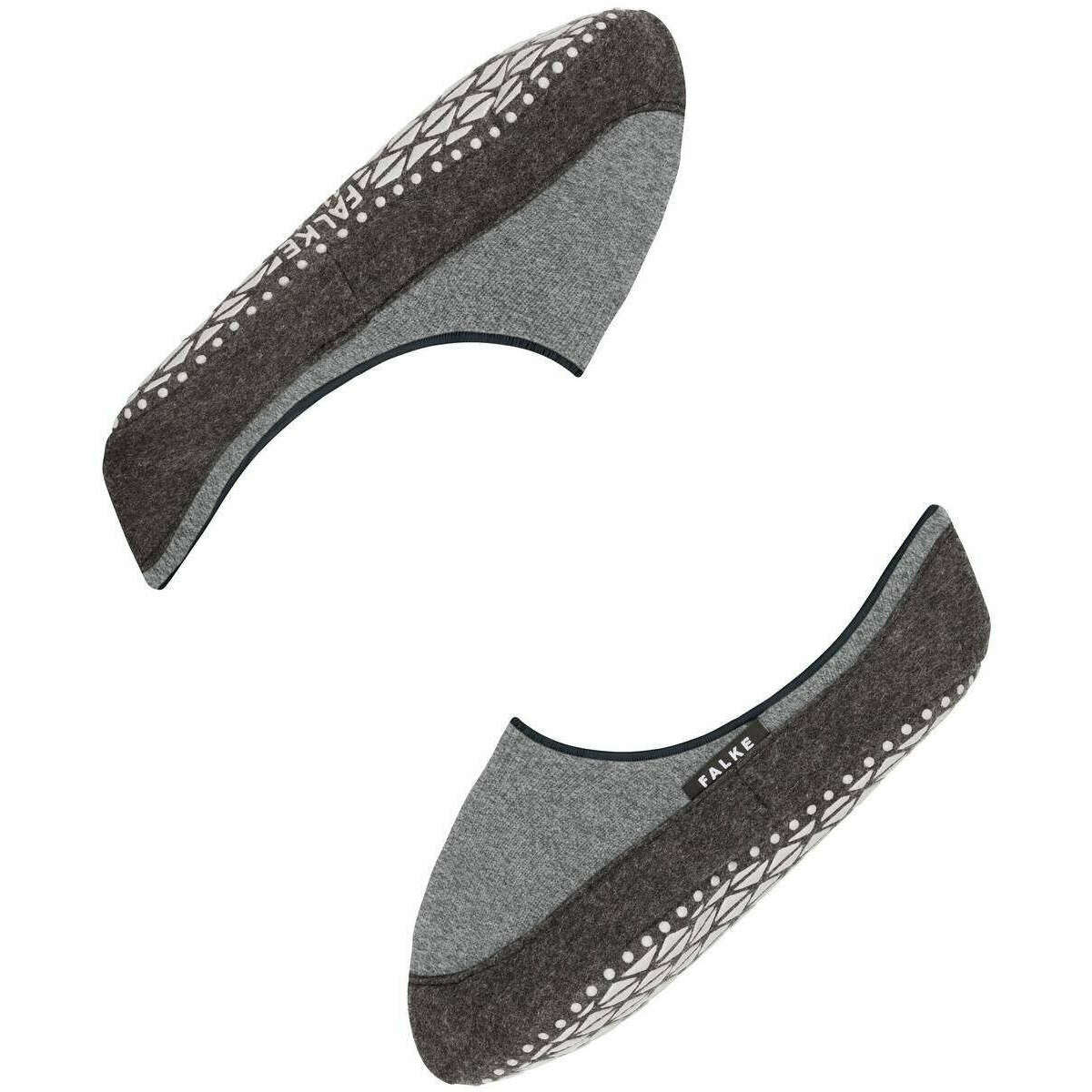 Falke Cosyshoe House Socks - Light Grey - Image 5