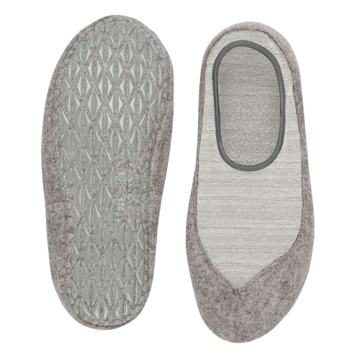 Falke Cosyshoe Invisible Slipper Socks - Light Grey Marl - Image 4