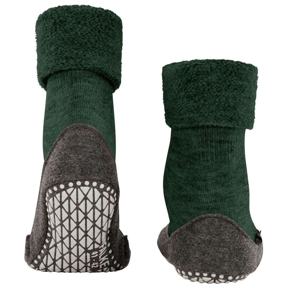 Falke Cosyshoe Slipper Socks - Green Mel - Image 3