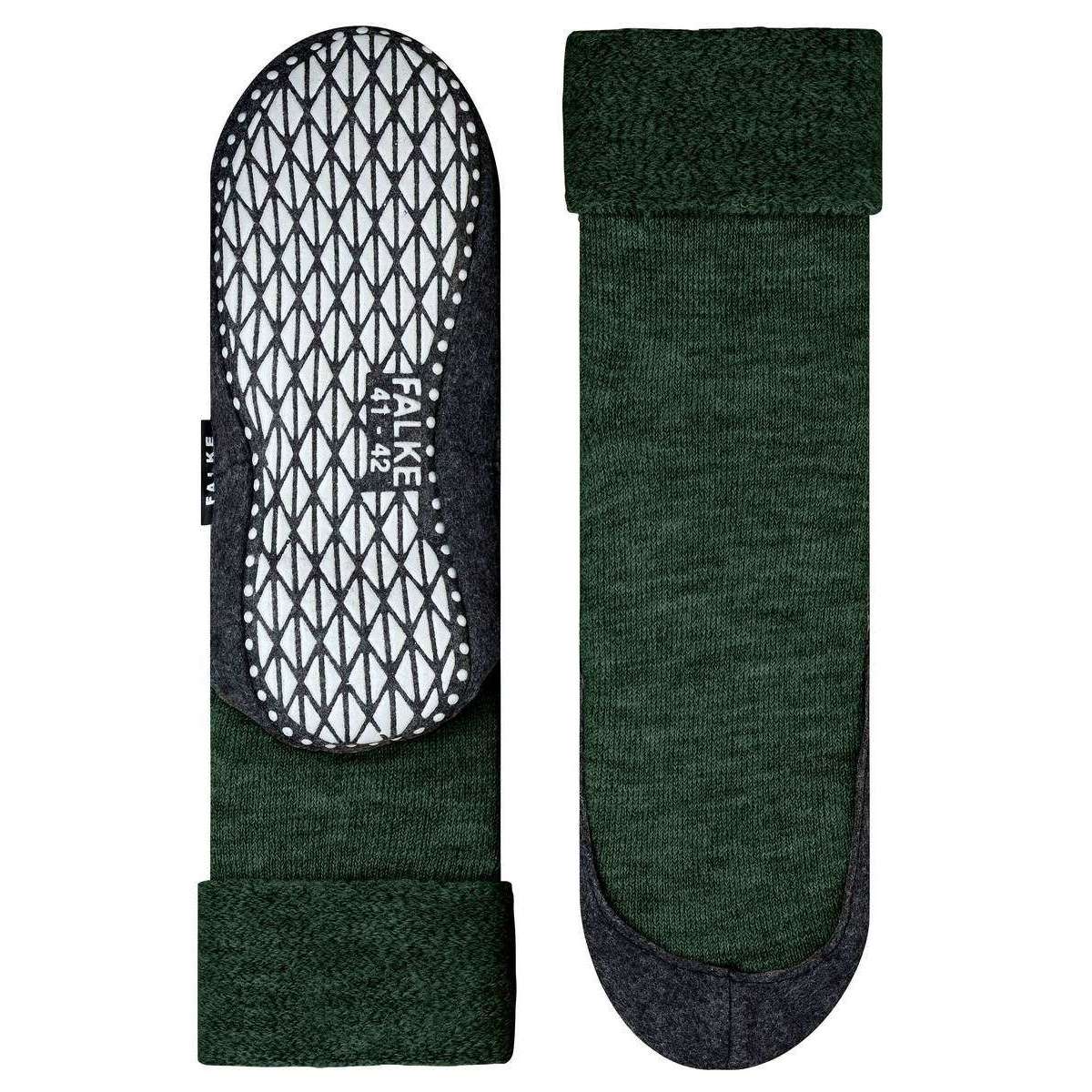 Falke Cosyshoe Slipper Socks - Green Mel - Image 4