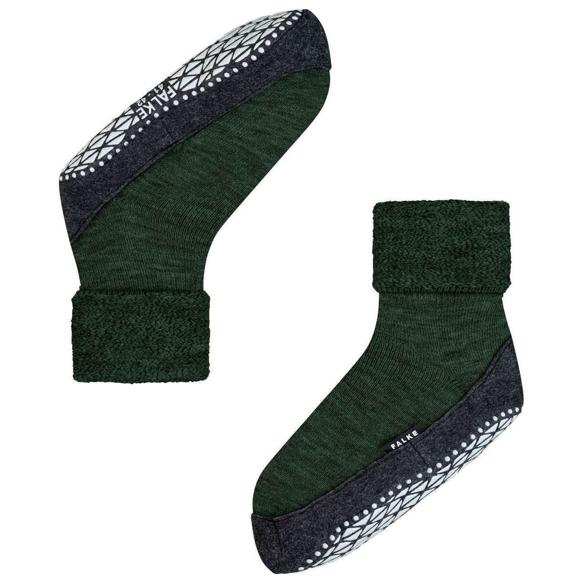 Falke Cosyshoe Slipper Socks - Green Mel - Image 5