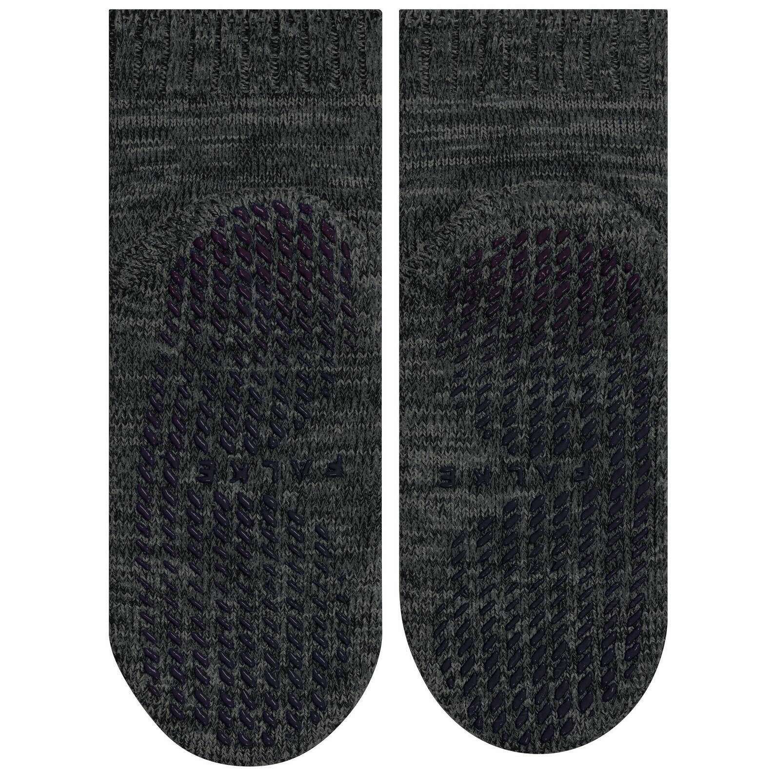 Falke Cotton Grip House Socks - Cliff Grey - Image 5